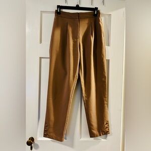 JustFab Women's Tan Trousers